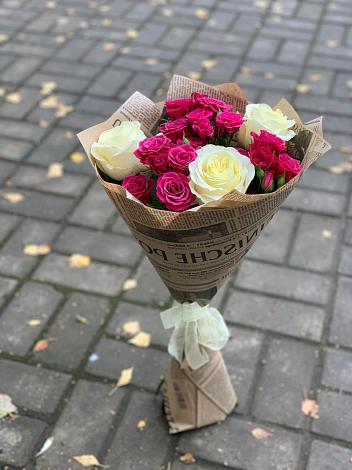 Букет цветов из: Розы в Пешково